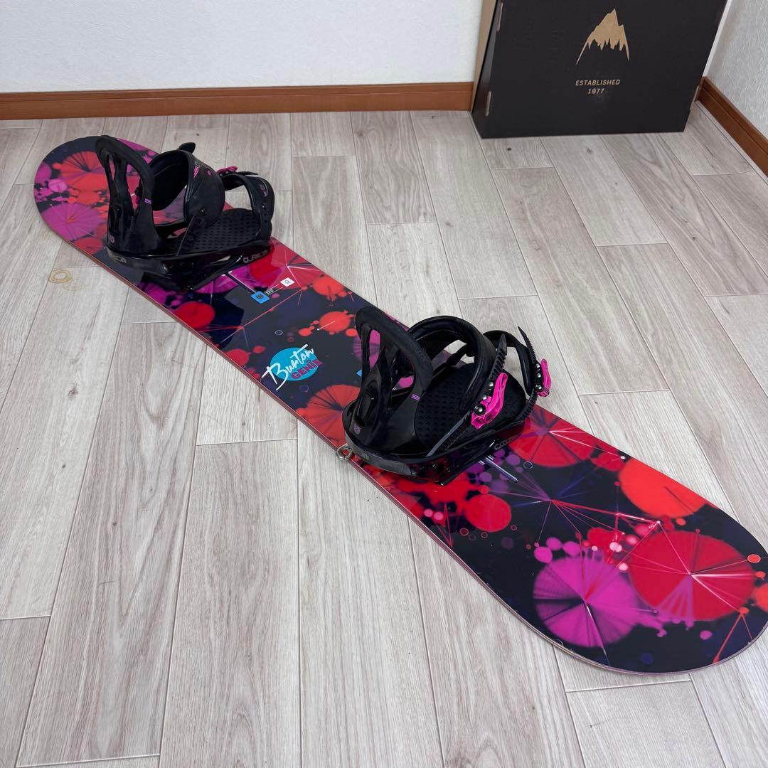 専用BURTON GENIEレディース スノーボード 138cm セット