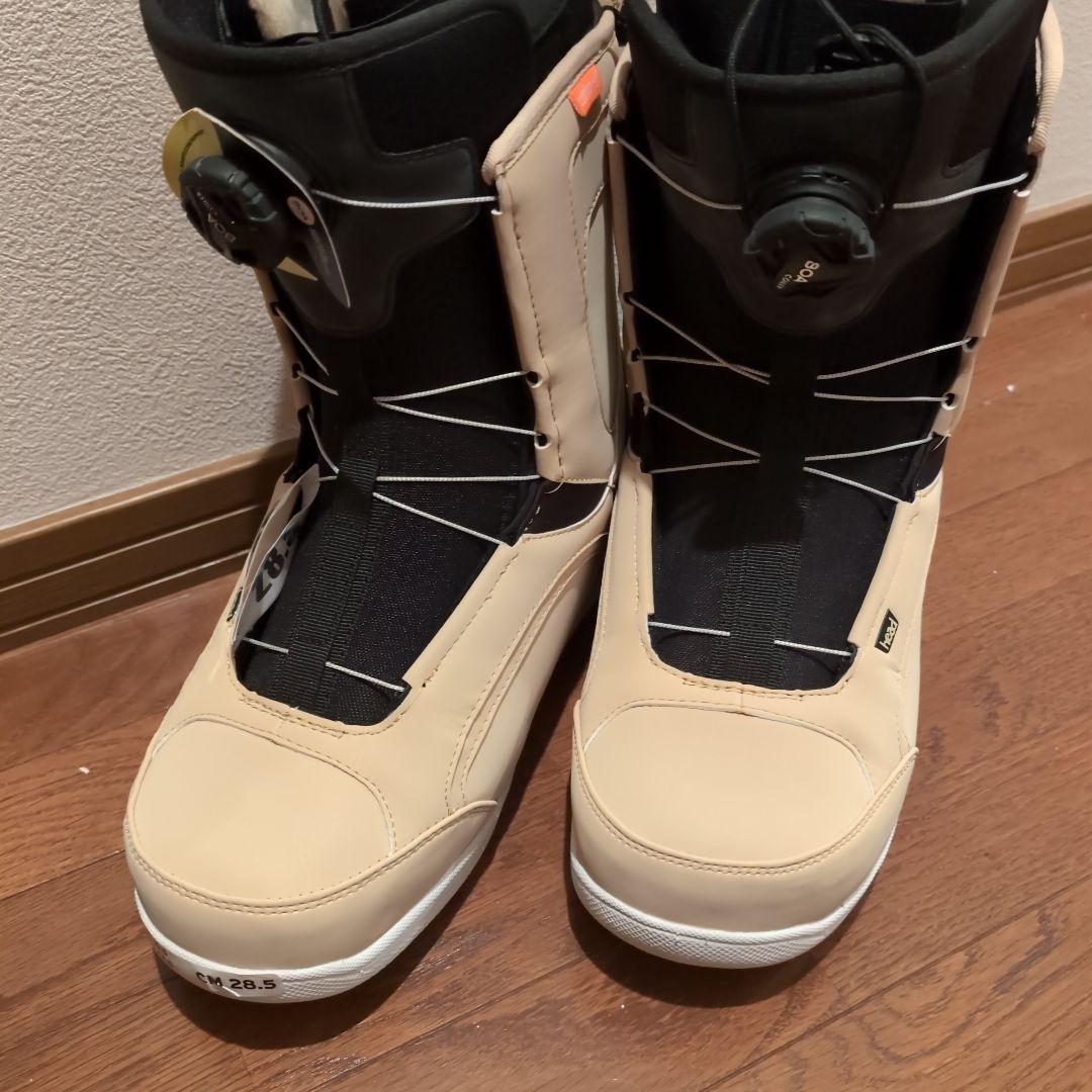 スノーボードブーツ 28.5cm ベージュ/ブラック