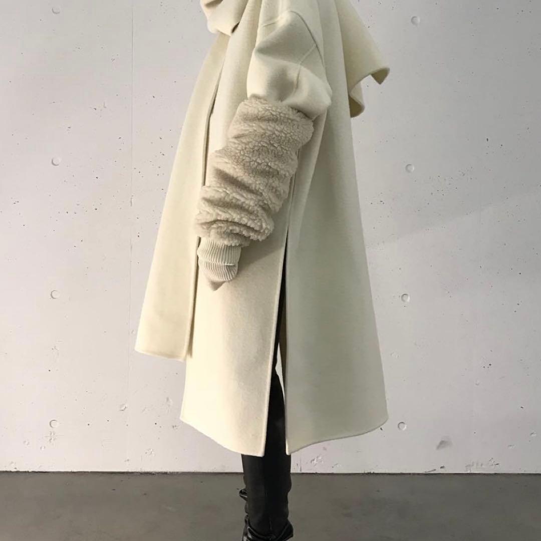 美品❗️HYKE ボアアームカバー