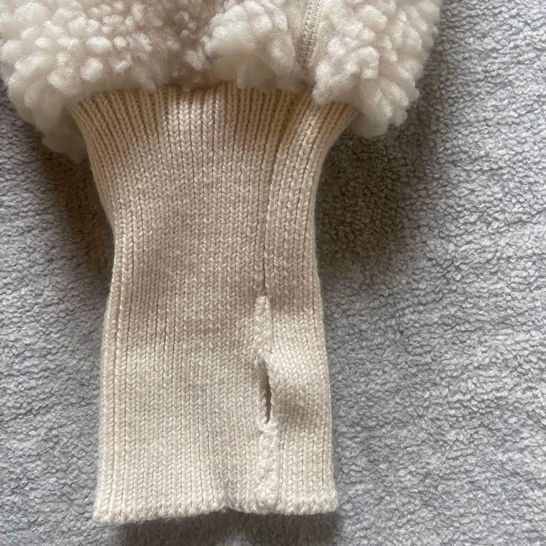 美品❗️HYKE ボアアームカバー