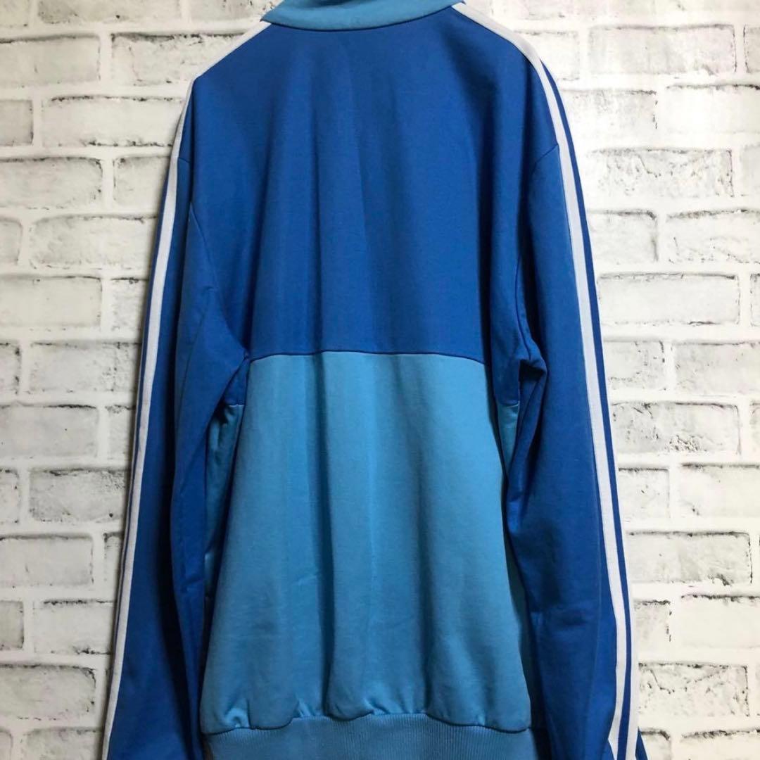 希少70s⭐️adidas トラックジャケット L 刺繍トレファイル ハンガリー製