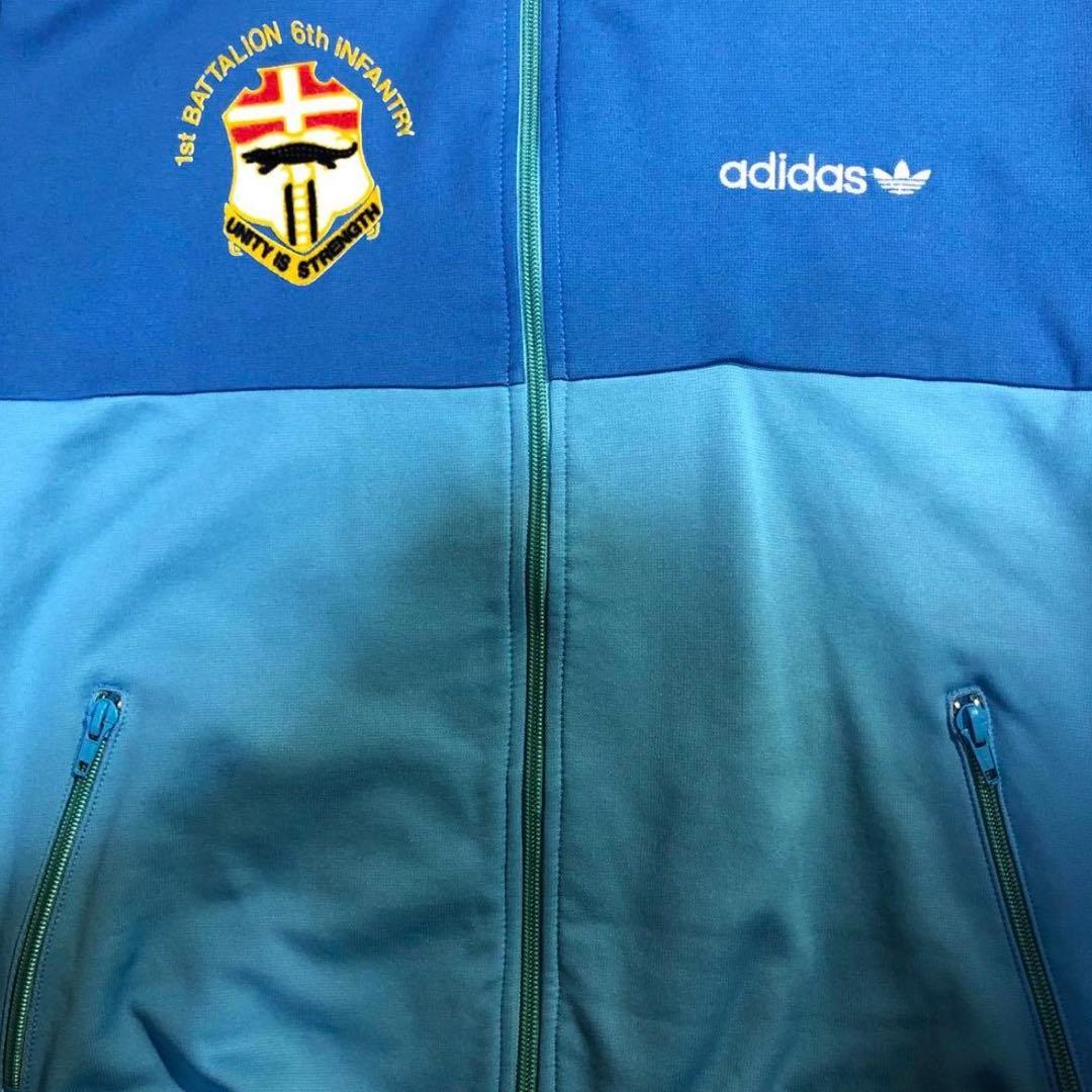 希少70s⭐️adidas トラックジャケット L 刺繍トレファイル ハンガリー製
