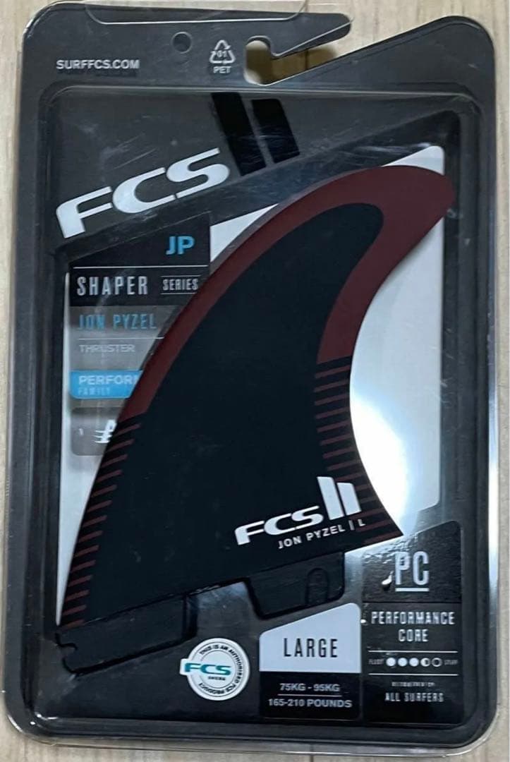 FCS2 JP PYZEL PC TRI FIN SET ジョンパイゼルLサイズ