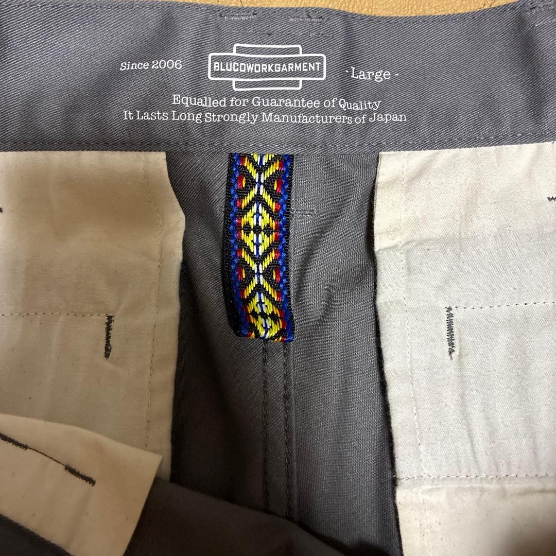 BLUCO ワークパンツ ベージュ&グレー2本セット　Ｌ