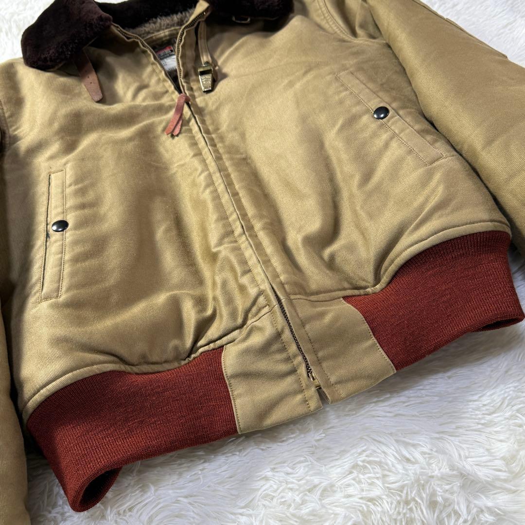 【レア】バズリクソンズ COLVINEX B-15 フライトジャケット 赤リブ