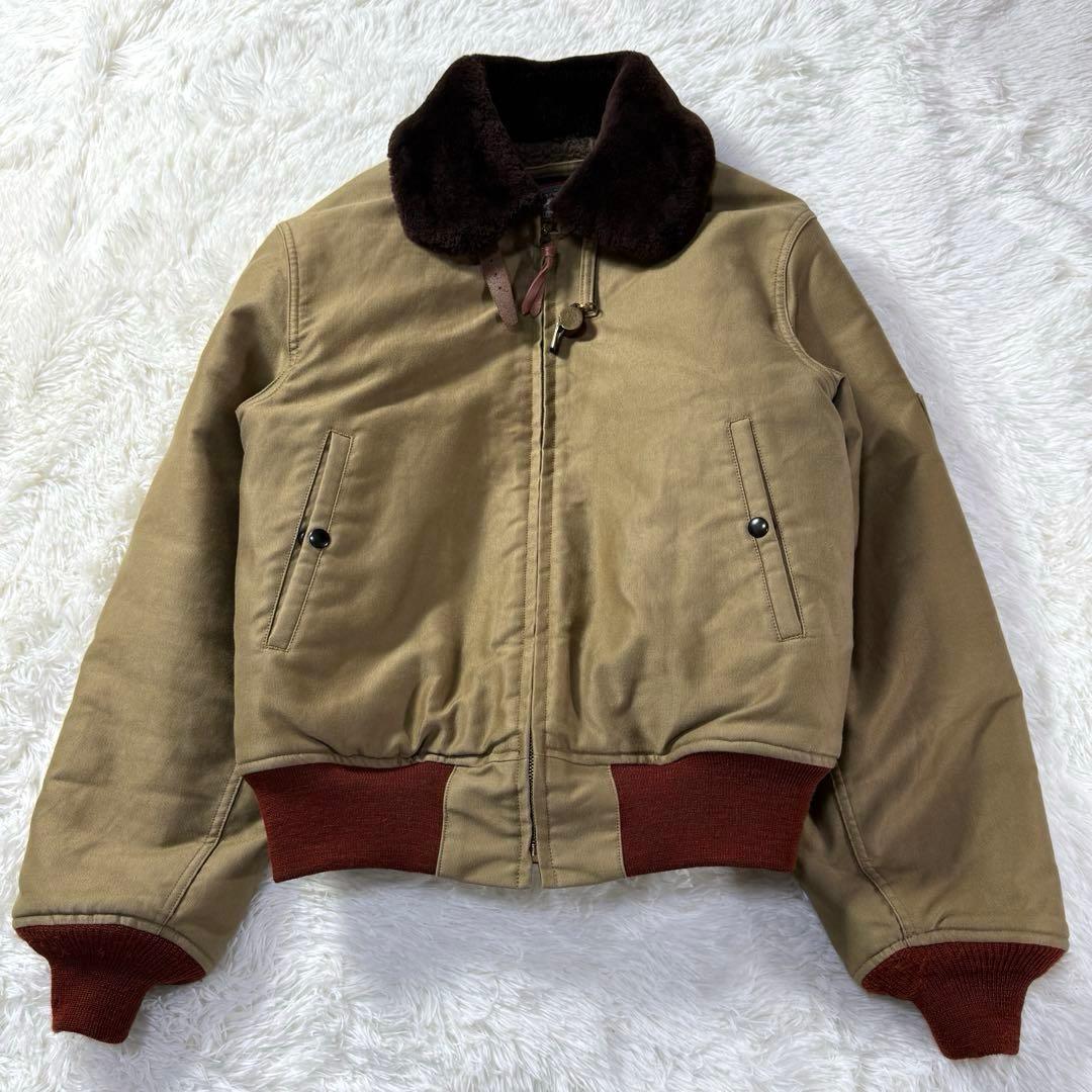 【レア】バズリクソンズ COLVINEX B-15 フライトジャケット 赤リブ