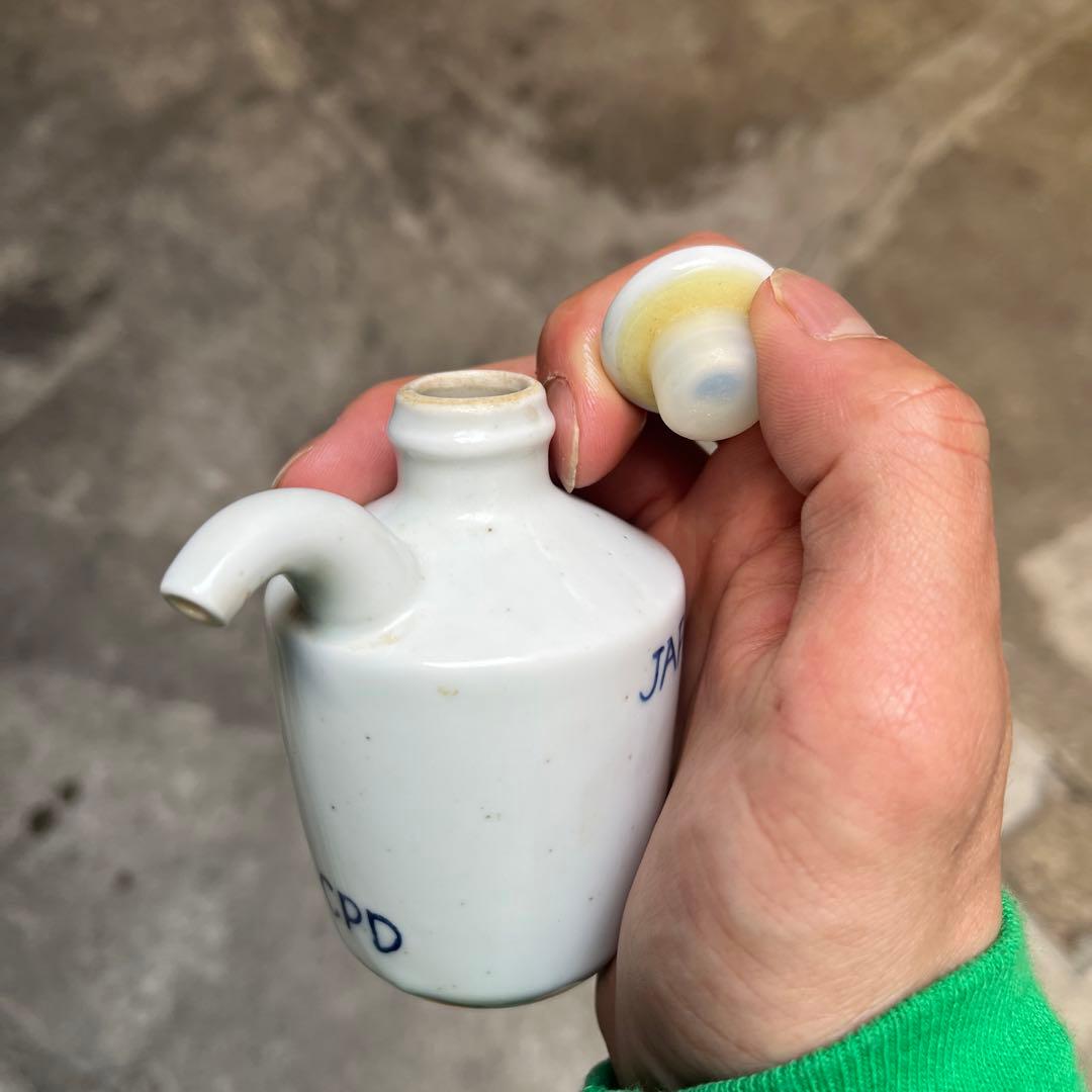 コンプラ瓶　明治期　日本最初の醤油差し　備前　有田　九谷　古伊万里