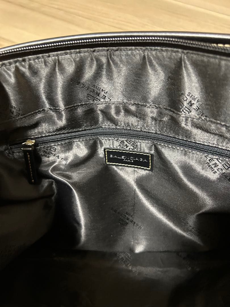 BALENCIAGA バレンシアガ トートバッグ bb柄 総柄 ブラック A4