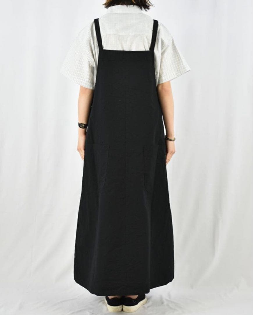 Sarahwear コットンリネンダンプサロペットジャンパースカート