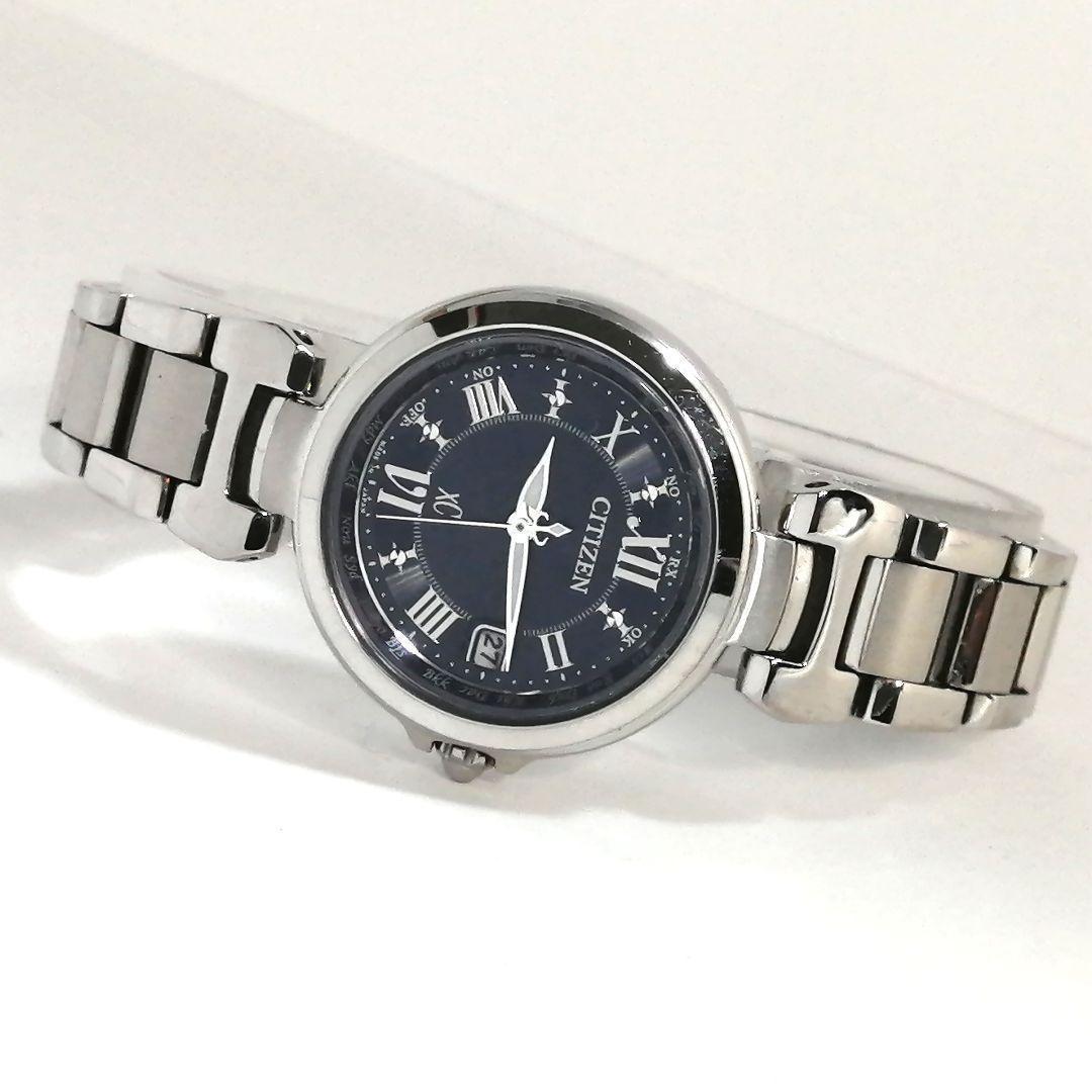 稼働✨ CITIZEN　XC　ハッピーフライト　希少色　ネイビー　デイト