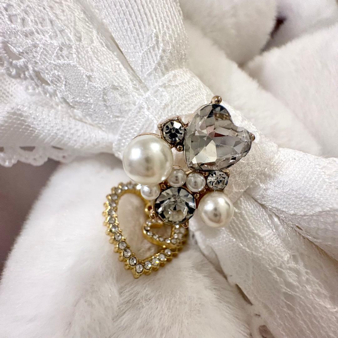 LIZLISA リズリサ リボンうさみみファーブルゾン