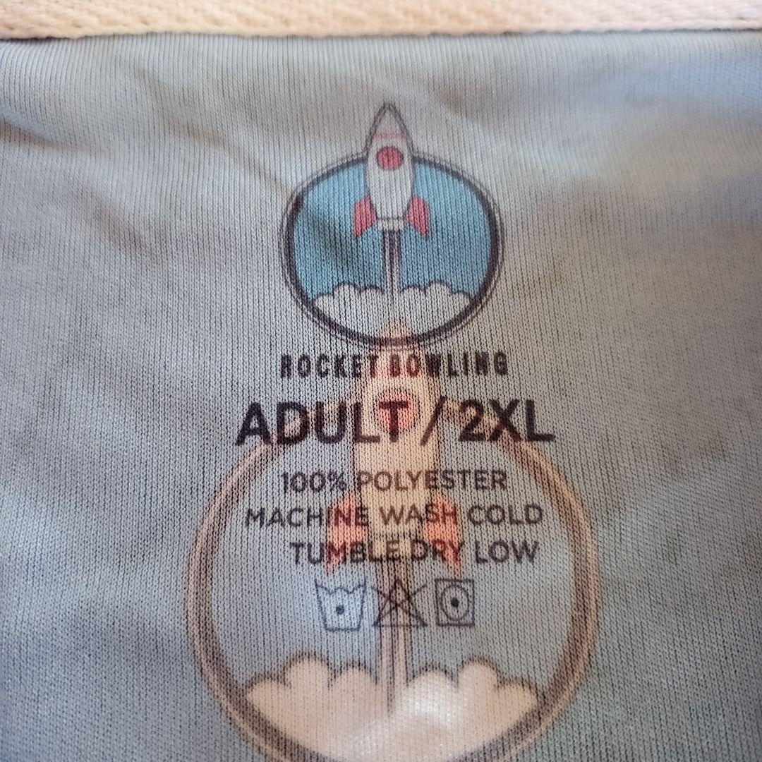 日本未発売✨ブラックウィドー【日本サイズ4L】ブルー　大きめ　ボウリング