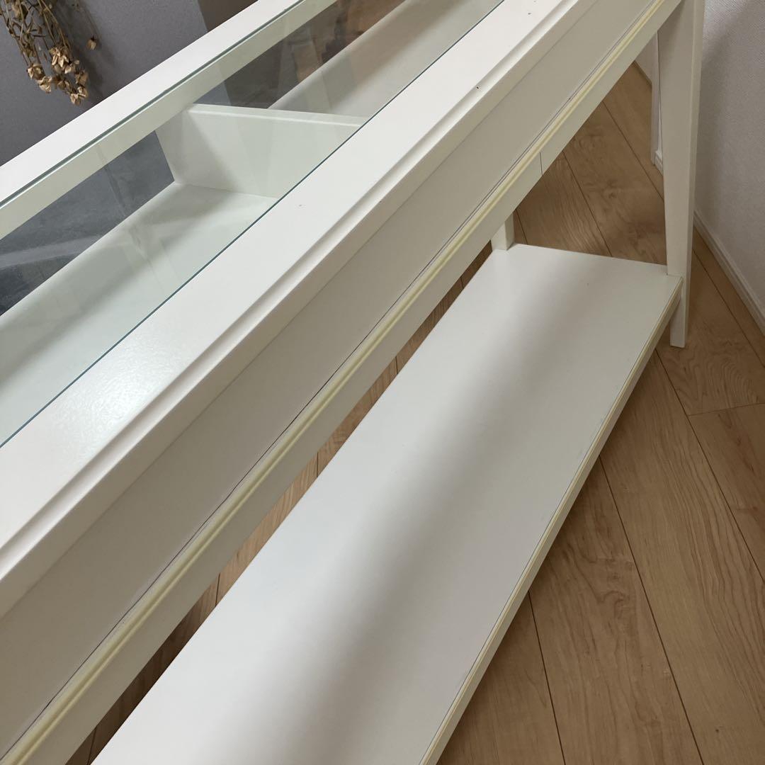 IKEA カウンター ハイテーブル 飾り棚 ガラスショーケース 見せ収納 店舗◎