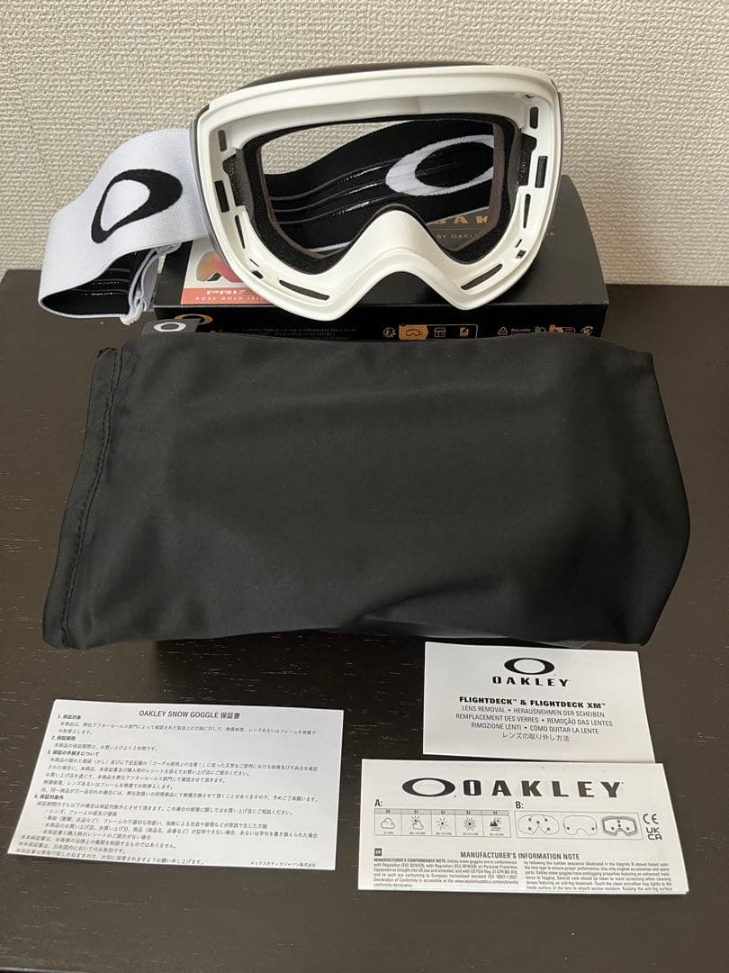 OAKLEY FLIGHT DECK L ゴーグル ホワイト