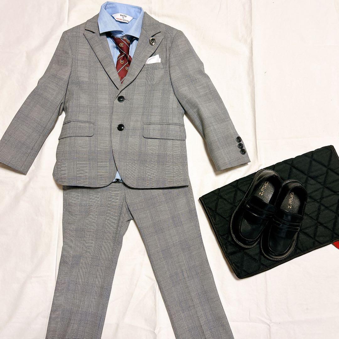 BEAMS 男の子 フォーマルスーツ 110 卒園式 入学式 靴18.5