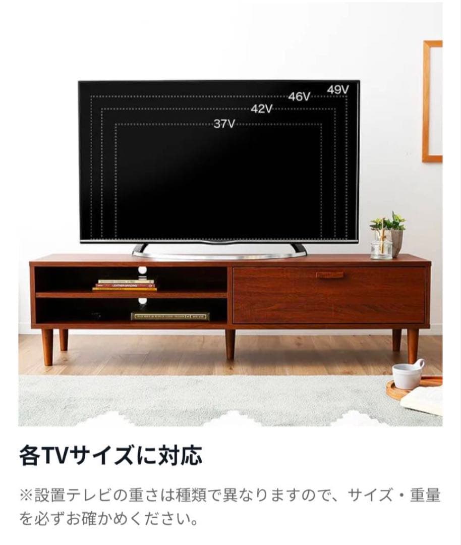 ■送料込■LOWYA 木製ローテレビボード テレビ台 北欧風 TV 人気家具