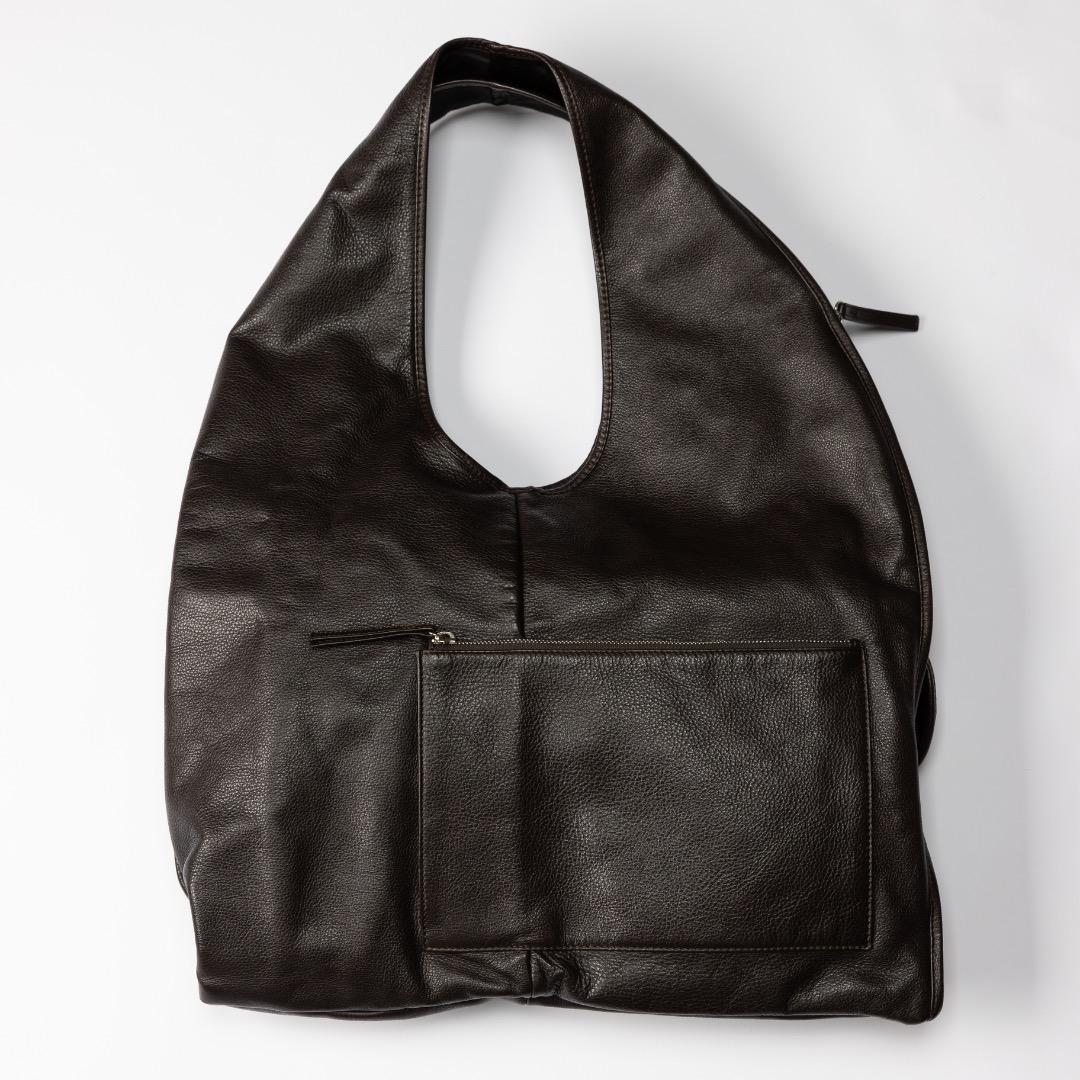 バッグ LEMAIRE REPORTER BAG IN LEATHER