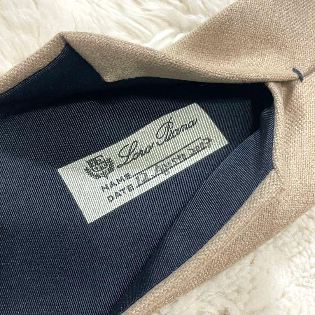 【極美品】ロロピアーナ ネクタイ　ベージュ　カシミヤ 100%