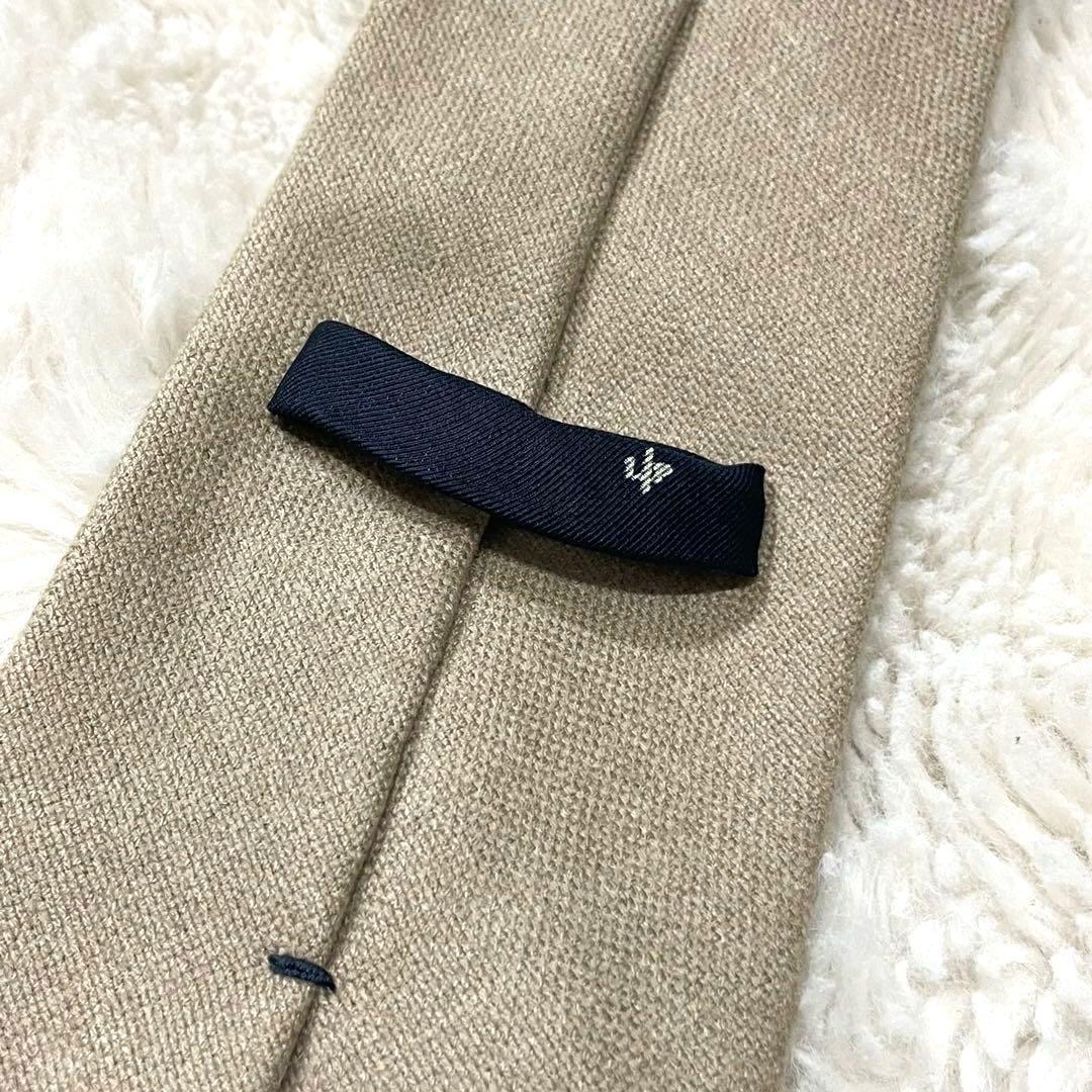 【極美品】ロロピアーナ ネクタイ　ベージュ　カシミヤ 100%