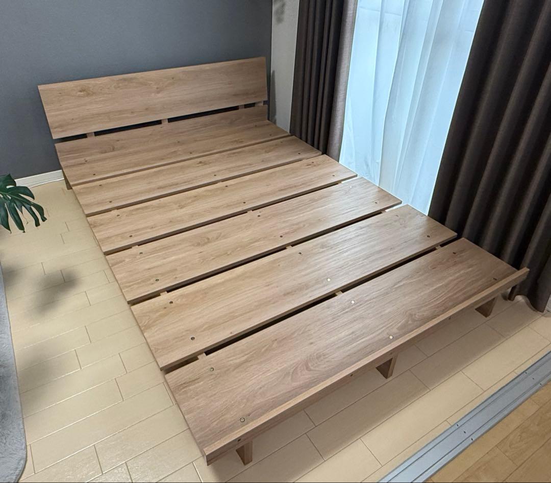 【コロッケ様】ロウヤ （LOWYA）ベッドフレーム セミダブル