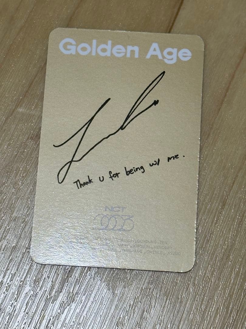 NCT ジェミン JAEMIN golden age トレカ