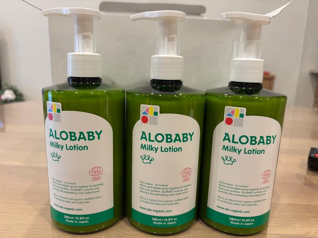 やぎえみさま⭐︎ ALOBABY ミルクローション　380ml 3本セット