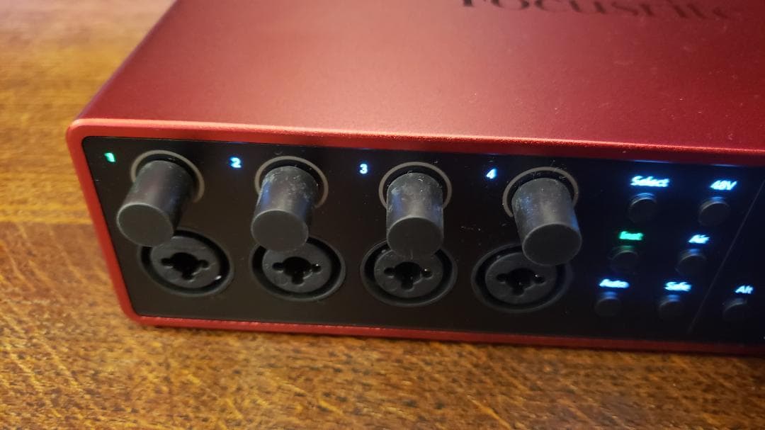 Focusrite Scarlett 18i16 Gen.4 オーディオ