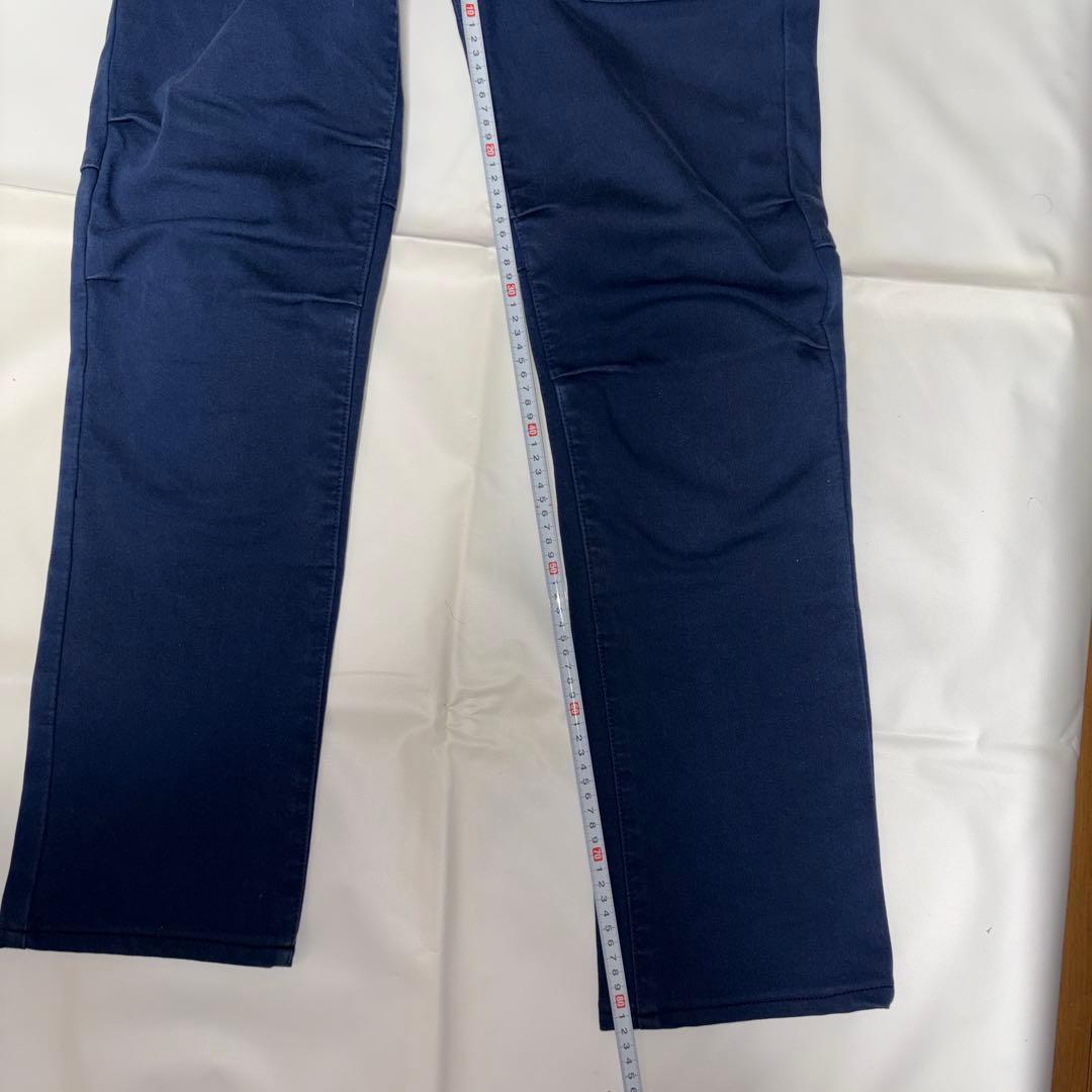 クシタニ EDWIN ネイビー ストレートパンツ