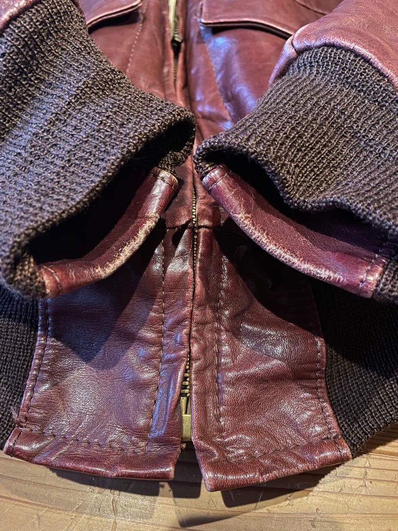 マッキーさん専用　ゴールデンベア/フライトジャケット/A2 ボア/ビンテージ