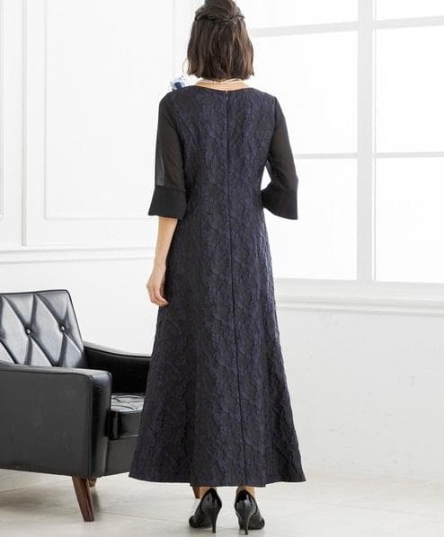 【東京ソワール】美品(１回着用) 結婚式 マザードレス ロング丈