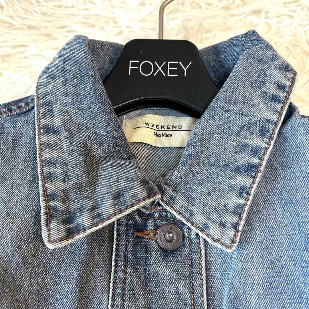 未使用級　2023SS WeekendMaxMara デニムジャケットGジャン