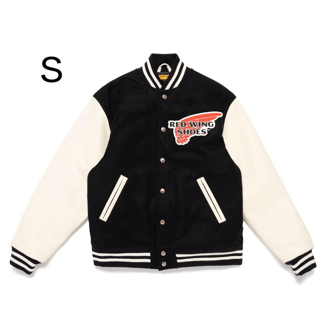 ジャケット・アウター HUMAN MADE x RED WING VARSITY JACKET S