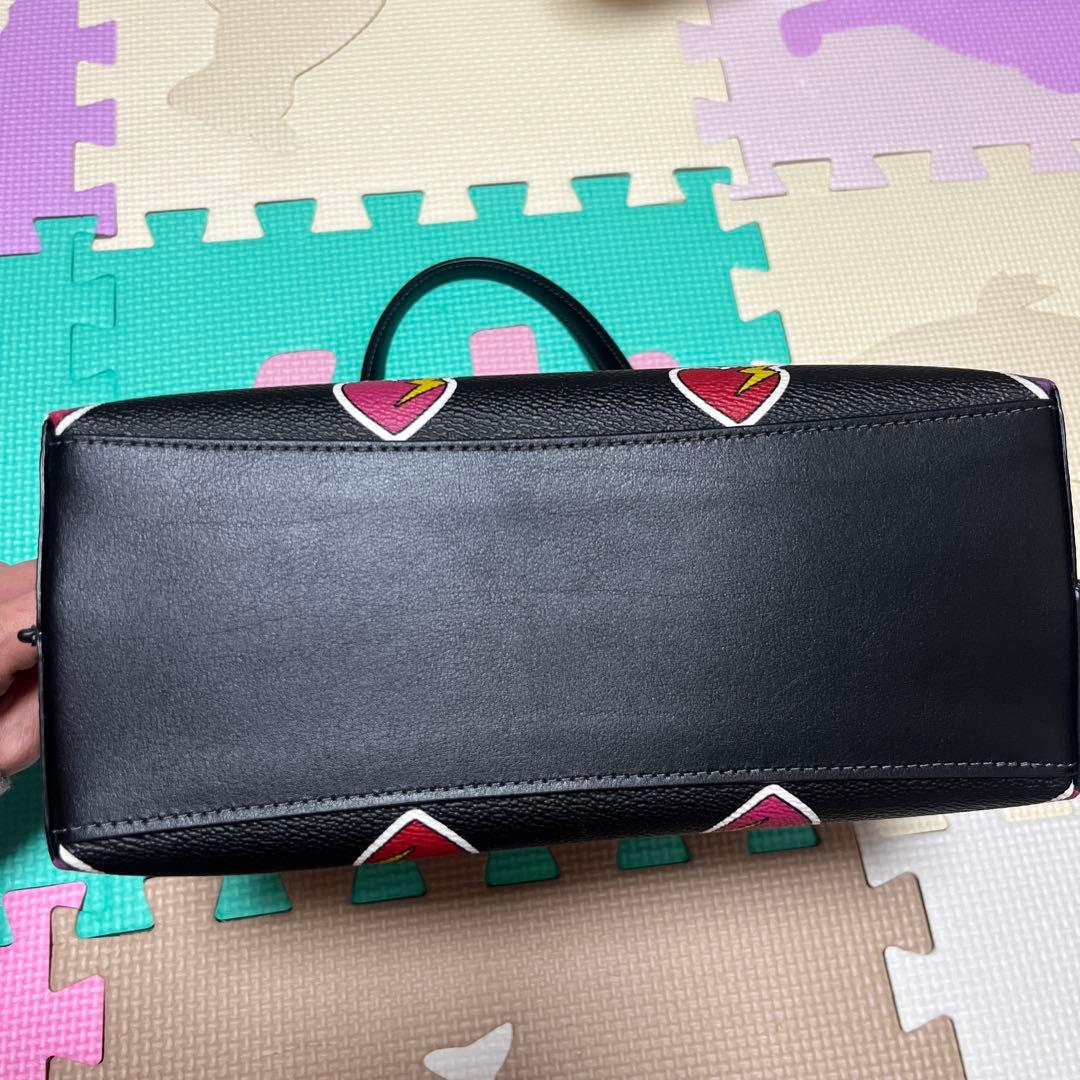 美品　コーチ　coach ハート柄　ショルダーバッグ　ミニバッグ