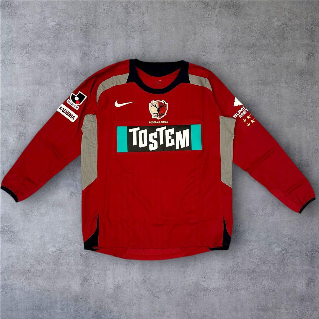 鹿島アントラーズ NIKE 2006-2007ホーム長袖ユニフォーム