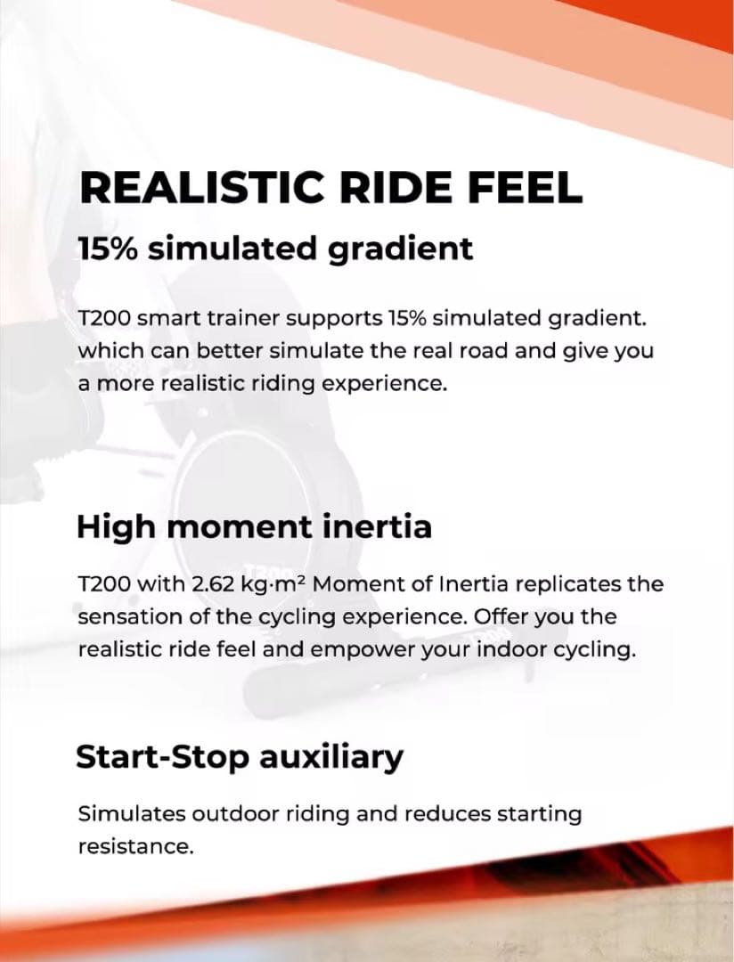 Magene コネクテッドトレーナー t200 折りたたみ式　ロードバイク