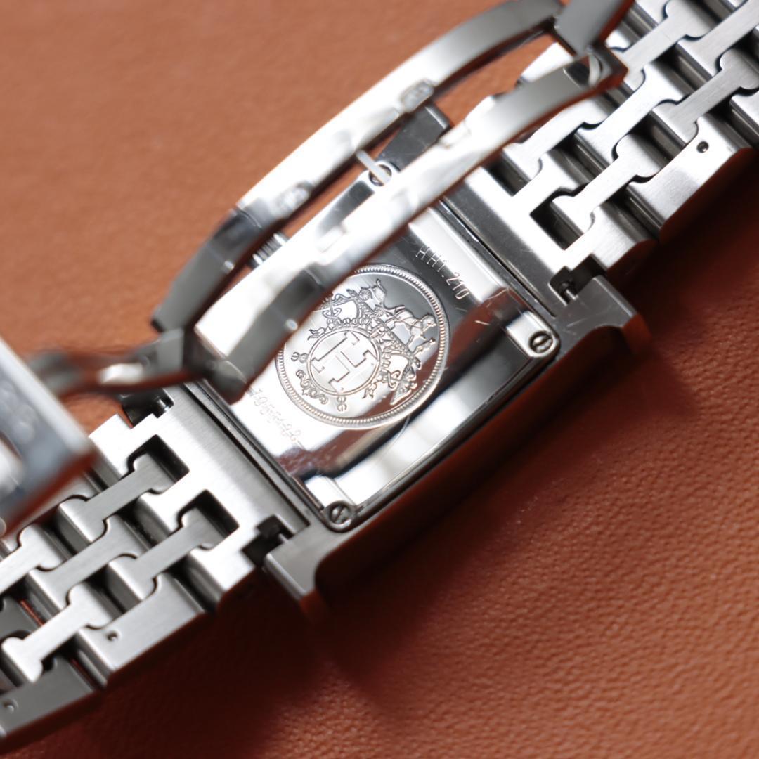 希少！稼働品！極美品　エルメスHERMES Hウォッチ　レディース腕時計　ダイヤ