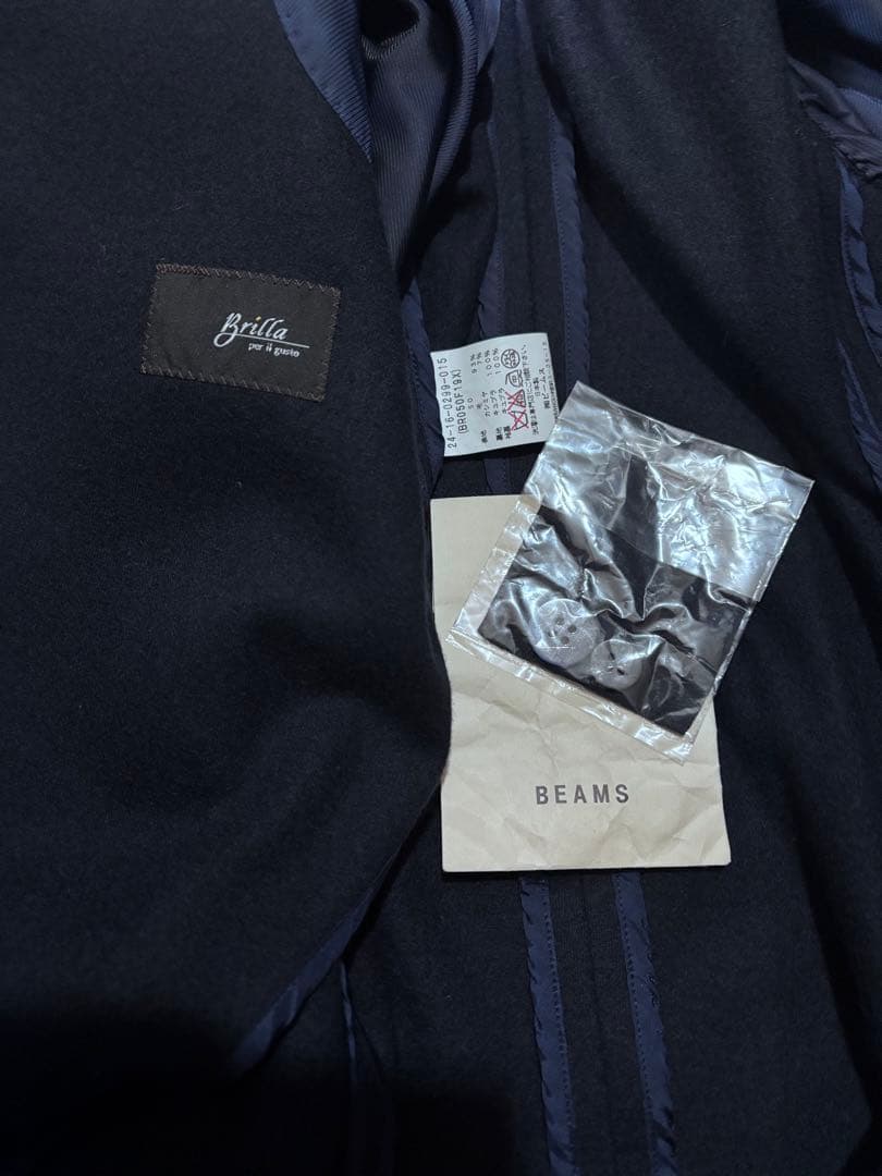 Brilla ブリッラペルイルグストダブルブレストジャケット　カシミヤ混