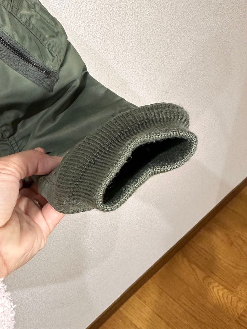 AVIREX 希少AVIREX フライトジャケットMA-1 スタッズロゴS