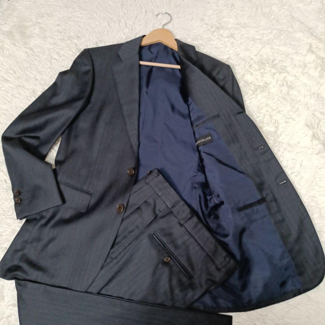 美品■TOMORROWLAND × DELFINO セットアップスーツ　ブラック