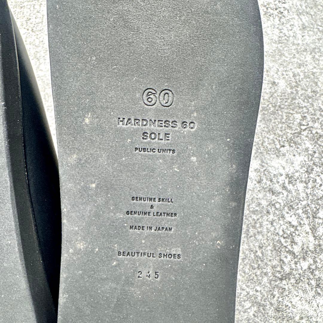 極美品　ビューティフルシューズ トシノスケタケガハラ レザーサンダル　24.5