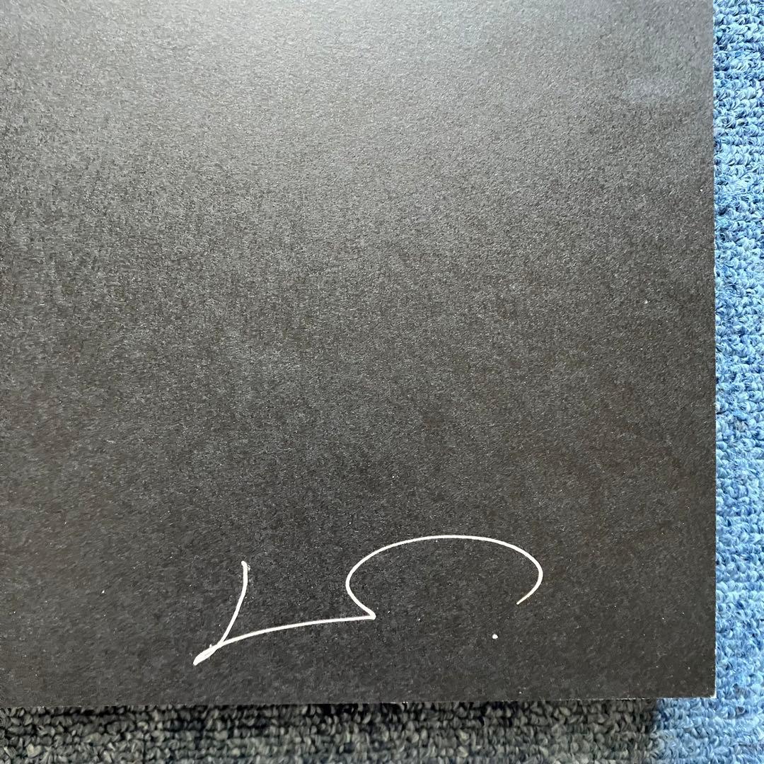 志賀理江子 『螺旋海岸』 サイン入 展覧会フライヤー 付　lieko shiga