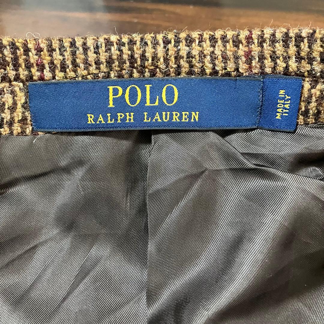 イタリア製　ポロラルフローレン　現行モデル　36 ウール　テーラードジャケット