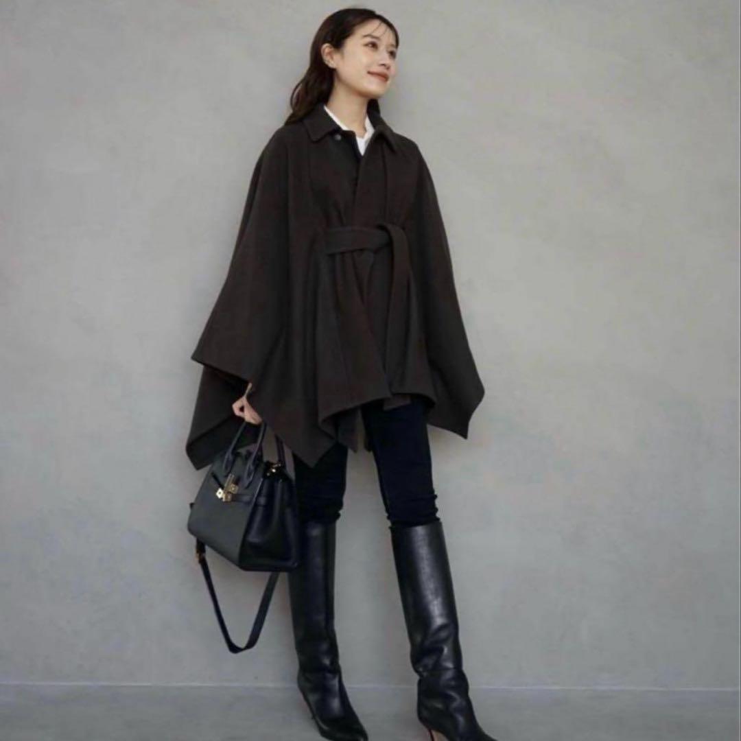 ジャケット・アウター laubeblanc 3way Wool Cape coat