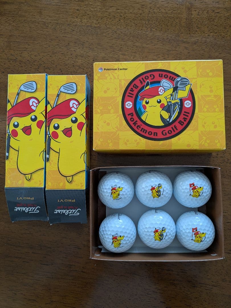 ポケモン ピカチュウ ゴルフボール 6個セット