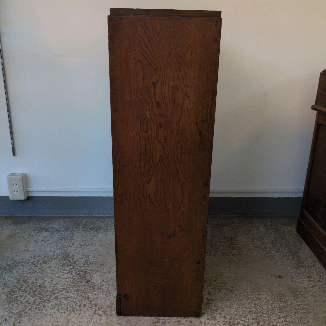 希少　アンティーク　棚　シェルフ　木製 本棚　食器棚