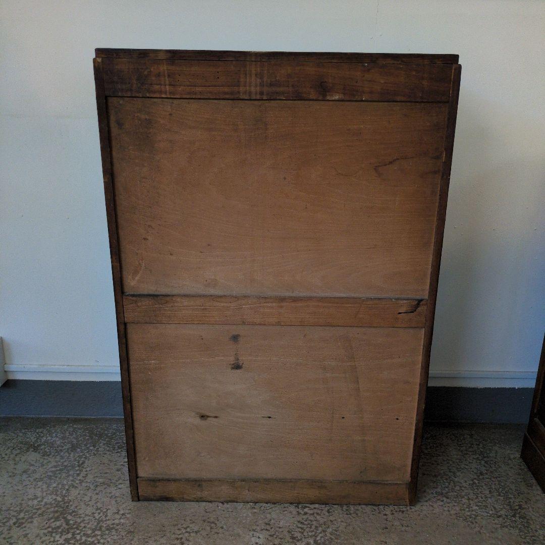 希少　アンティーク　棚　シェルフ　木製 本棚　食器棚