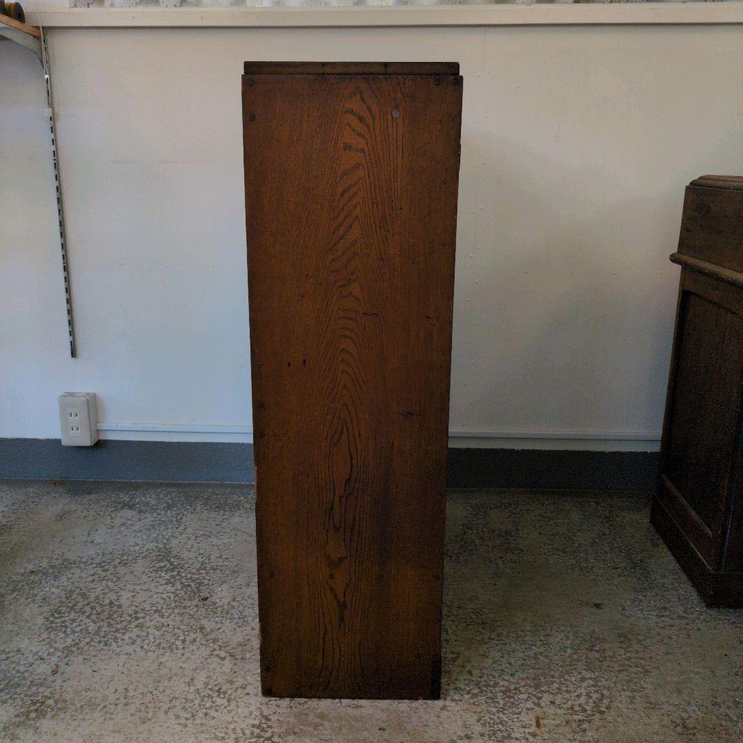 希少　アンティーク　棚　シェルフ　木製 本棚　食器棚