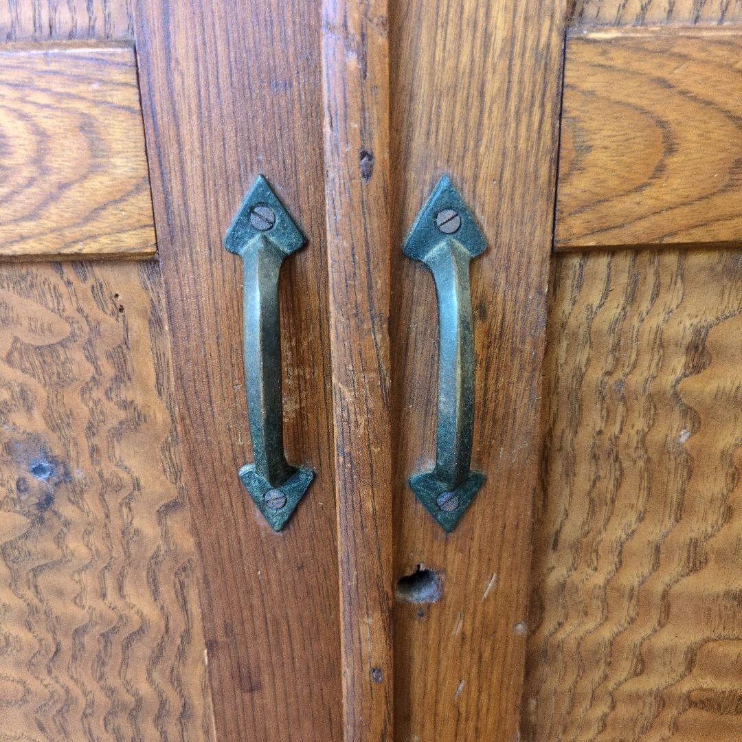 希少　アンティーク　棚　シェルフ　木製 本棚　食器棚