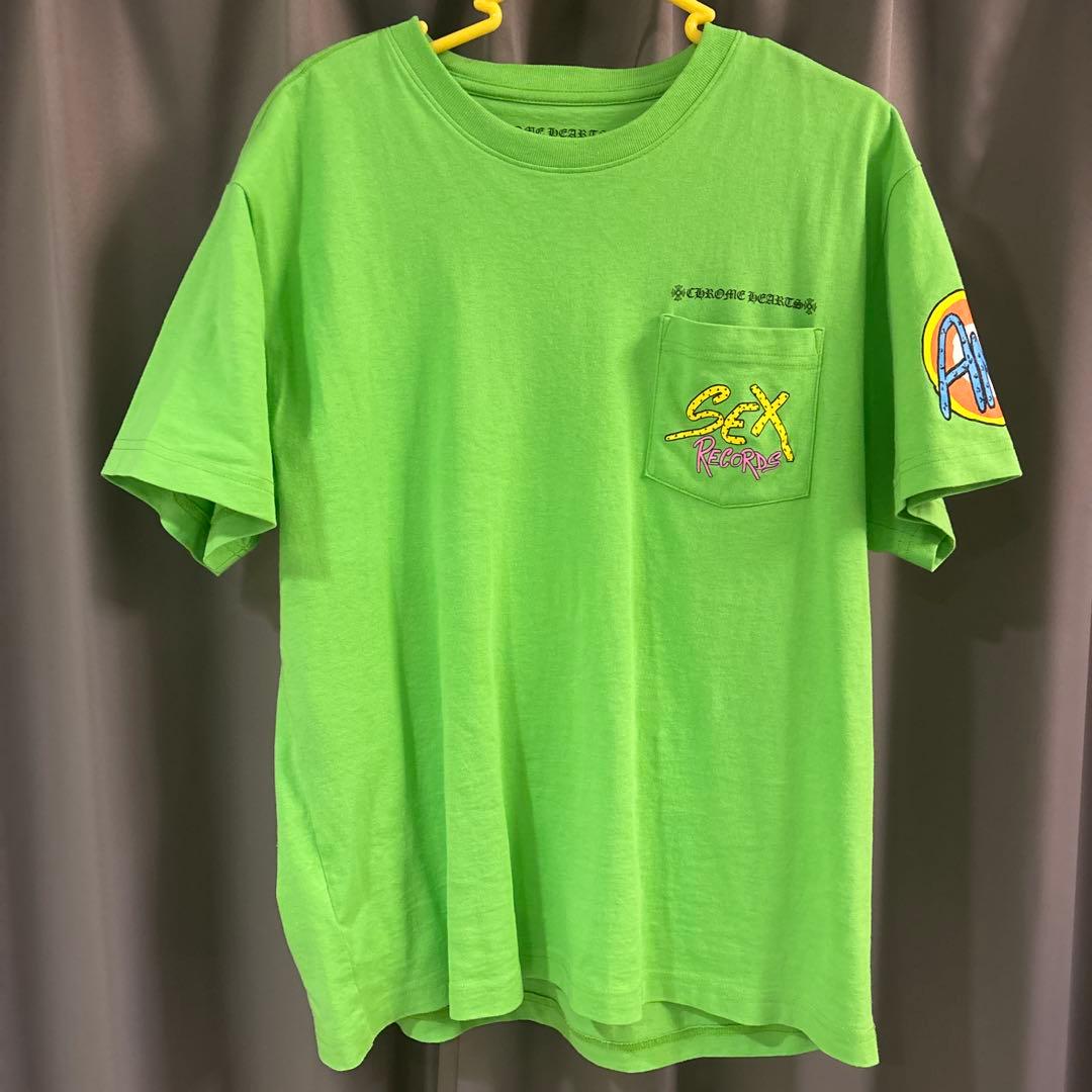 CHROME HEARTS SEX RECORDS スライムグリーン Tシャツ