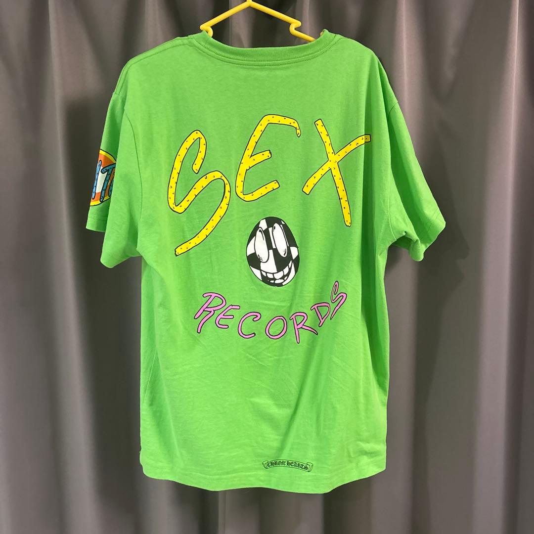 CHROME HEARTS SEX RECORDS スライムグリーン Tシャツ